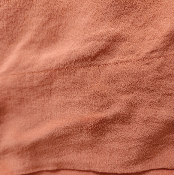 Orange Madewell Silk Dress Size 4 - Picture 11 of 12